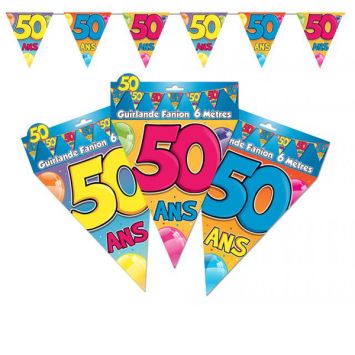 Guirlande Fanions "50"