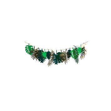 guirlande-feuilles-tropical-jungle-decoration-evenement | jourdefete.com