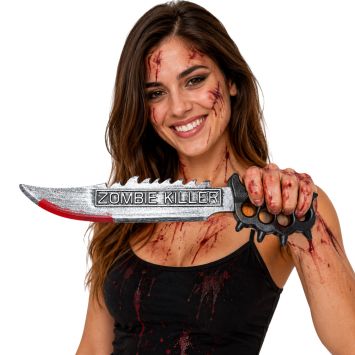 Couteau ensanglanté "Zombie Killer" d'Halloween