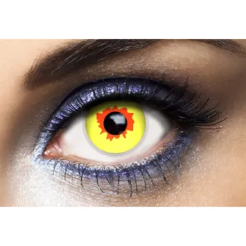 Lentilles "Murder Yellow" - 1 semaine (sans correction)