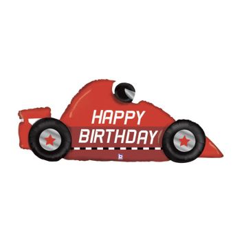 ballon aluminium voiture de course de 142 cm | jourdefete.com  