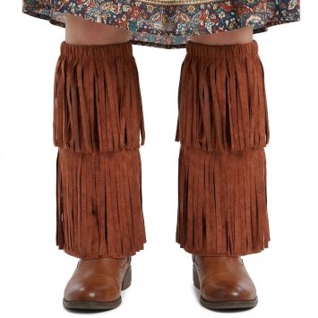 Jambières d'Hippie en imitation daim