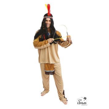 Arc avec 3 flèches et carquois d'indien
