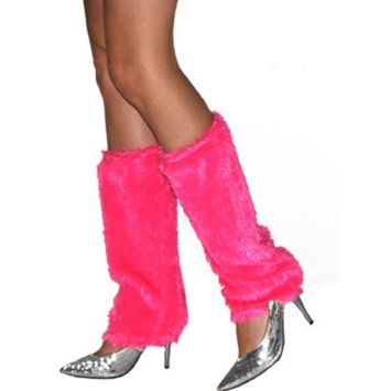Jambières Fuzzy - Rose Fluo