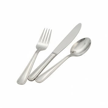 Ménagère de 24 couverts de luxe réutilisables en plastique - Couleur au choix