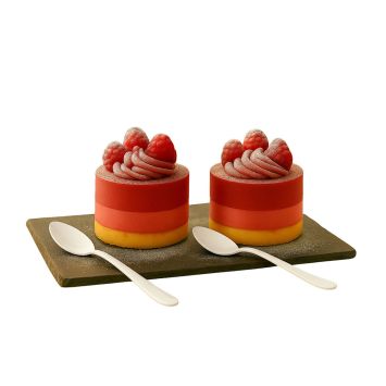 Petites cuillères blanches 13 cm | jourdefete.com
