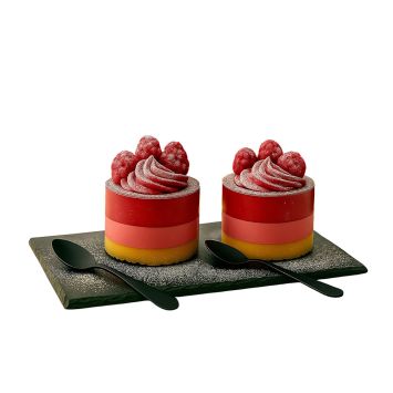 10 petites cuillères réutilisables en plastique - 13 cm - Couleur au choix