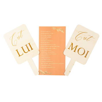 Jeu "Elle et Lui" - Collection Jolis Brins - Couleur au choix