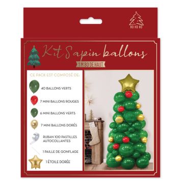 Ce splendide sapin de Noël mesure 180 cm de hauteur une fois gonflé | jourdefete.com