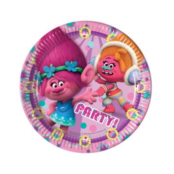 8 Assiettes Trolls