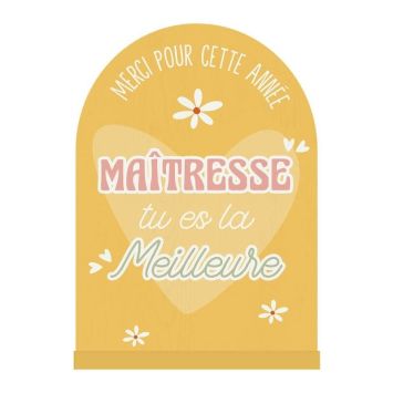 Une plaque pour le bureau de la meilleure maîtresse | jourdefete.com