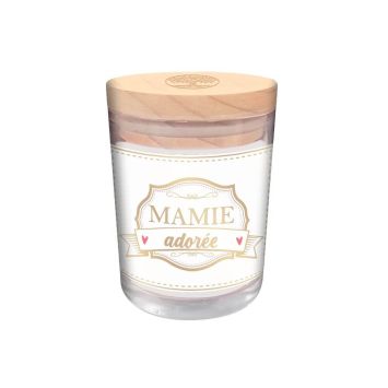 Une bougie en verre parfumée | jourdefete.com