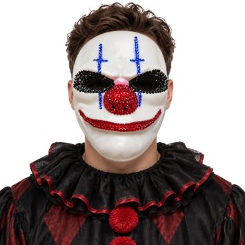 Masque de Clown Gangster d'Halloween