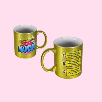 Mug "Les règles d'Or de Maman"