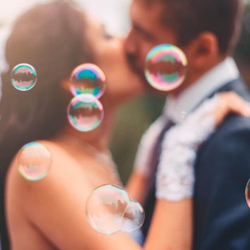 Pack de 2 bouteilles bulles de Mariage - Vive les mariés