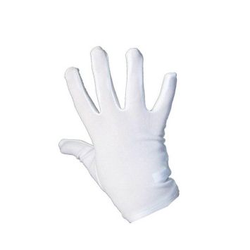 Gants blancs de Noël pour adulte