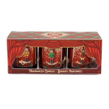 3 photophores casse noisette noel | jourdefete.com