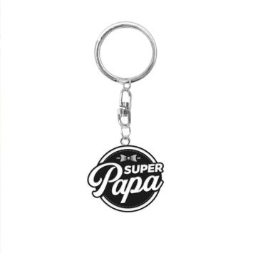 Porte-Clés Métal - Super Papa