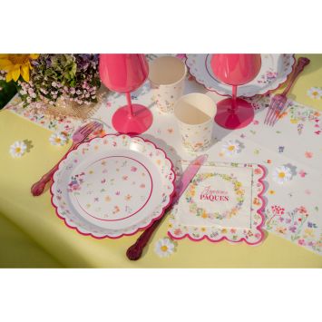 6 gobelets en carton - 27 cl - Pâques - Collection Printemps