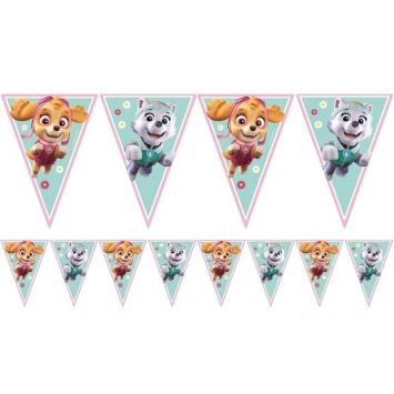 guirlande-anniversaire-paw-patrol-fille | jourdefete.com
