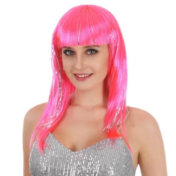 Perruque fluo Dance - Couleur au choix