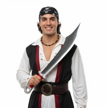 Épée de pirate 48 cm, accessoire de déguisement pirate | jourdefete.com