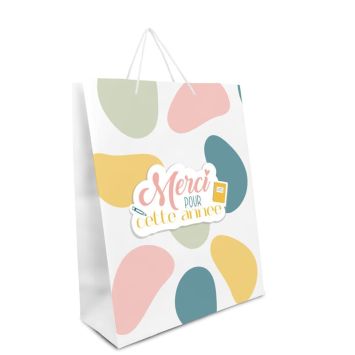 Pochette Cadeau Scolaire - Merci pour cette année - Taille Grande | jourdefete.com