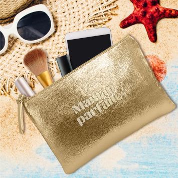 Pochette métallisée "Maman parfaite" - Collection Maman d'Amour