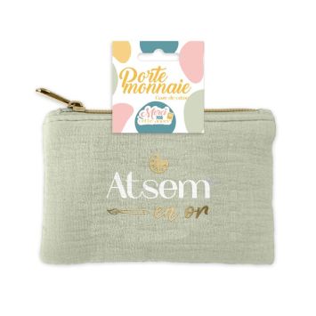 Porte-monnaie - Atsem en or | jourdefete.com