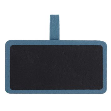 Porte-noms mini ardoises x12 - Bleu Canard | jourdefete.com