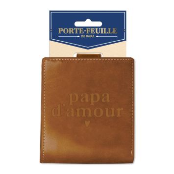 Votre papa va pouvoir ranger ses nombreuses cartes et sa monnaie à l'intérieur de ce portefeuille | jourdefete.com