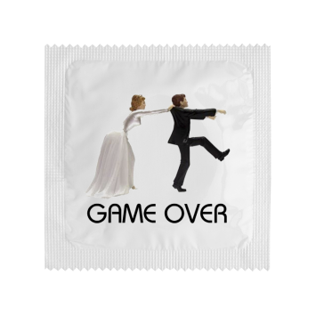 Préservatif Humoristique "Game Over"