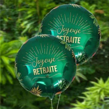 Ballon Métallique Rond - Joyeuse Retraite