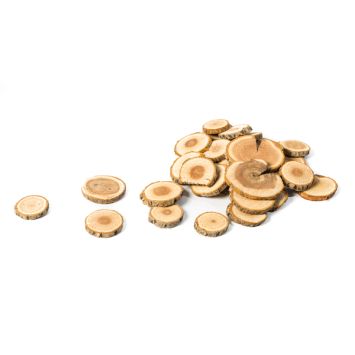 Rondins de bois pour décorations et projets DIY naturels | jourdefete.com