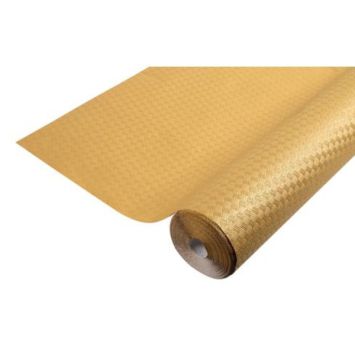 Rouleau de nappe métallisé en papier gaufré - 120 cm x 20 m - Couleur au choix