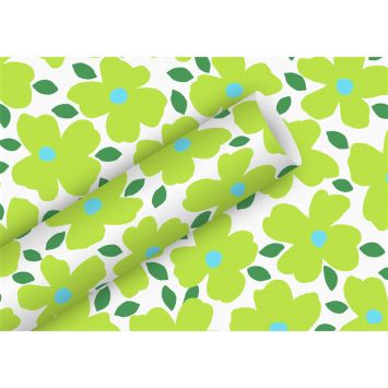 Rouleau de papier cadeau - 2 x 0,7 m - Poppy Pop Fresh