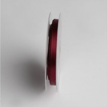 Ruban satin 6 mm - Bordeaux