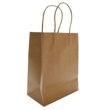 Sac cadeau kraft en papier - Taille S