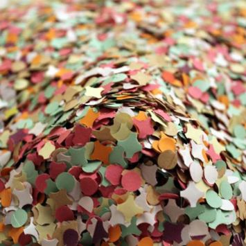Sac de confettis multicolores - 10 kg