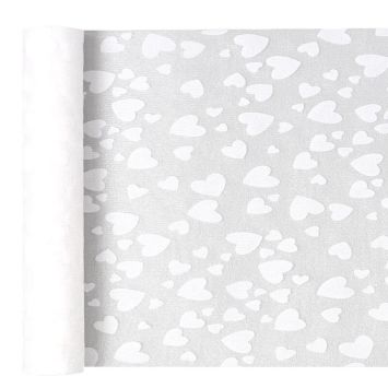 chemin-table-amour-coeur-saint-valentin-decoration | jourdefete.com