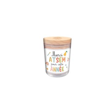 bougie Merci ATSEM pour cette année
