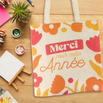 Sac cabas "Merci pour cette année" - Collection Merci pour cette année