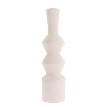 Vase décoratif Sienna en céramique blanche pour mariage et cérémonie | jourdefete.com