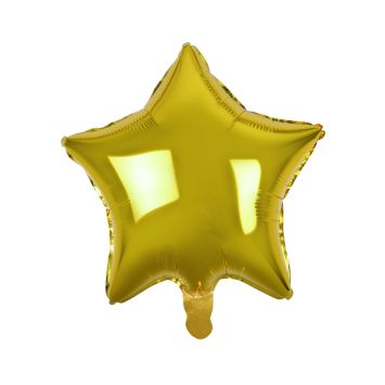 Ballon en aluminium en forme d'étoile - 48 cm - Couleur au choix