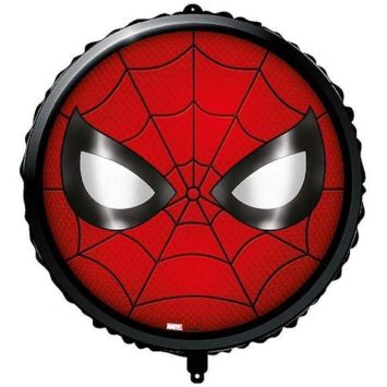 Ballon rond avec le masque de Spiderman | jourdefete.com
