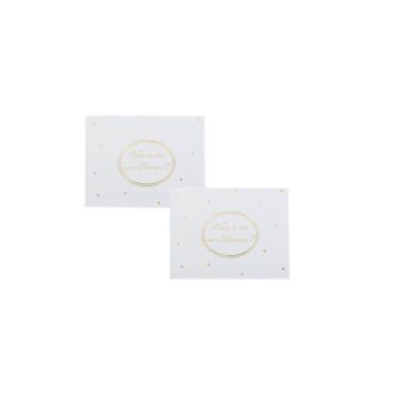 2 stickers pour bouteille - Annonce de grossesse / Gender Reveal - Modèle au choix