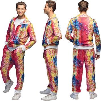 Survêtement disco pour homme - Taille au choix
