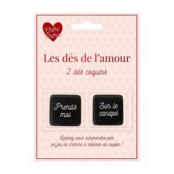 Deux dés coquins pour jouer à des jeux très chauds | jourdefete.com
