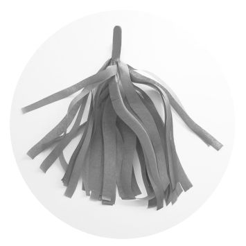 Guirlande 5 tassels - gris