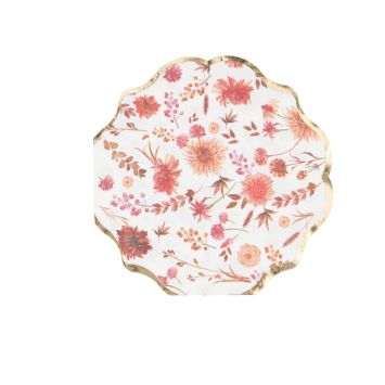 De jolies serviettes en terracotta, framboise et or avec la collection Time to Disco | jourdefete.com